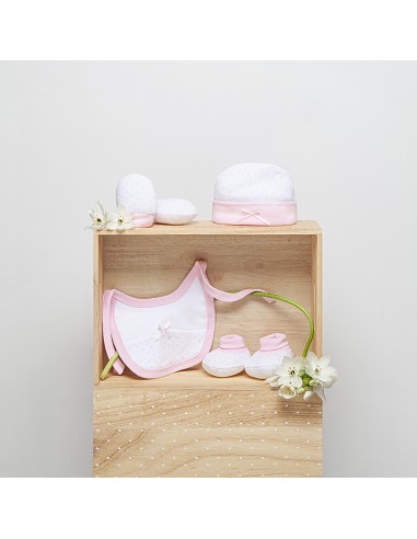 Set Regalo 4 Pcs 100% Alg  T 0-6...