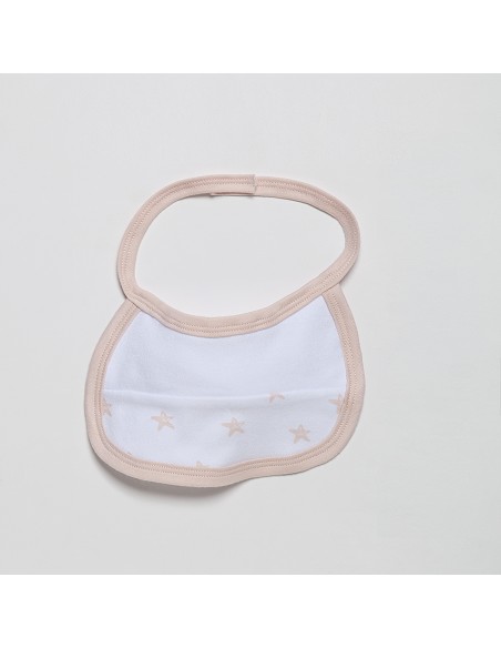 Set Regalo 5 Pcs 100% Alg  T 0-6 m Mod Estrellas Rosa