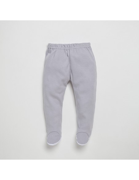 Set Regalo 5 Pcs 100% Alg  T 0-6 m Mod Estrellas Gris