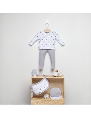 Set Regalo 5 Pcs 100% Alg  T 0-6 m Mod...