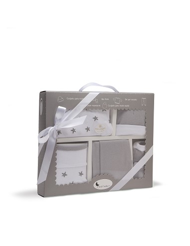 Set Regalo 5 Pcs 100% Alg  T 0-6 m Mod...