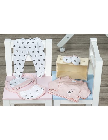 Set Regalo 5 Pzs 100% Algo Talla 0-6 Mod. Love...