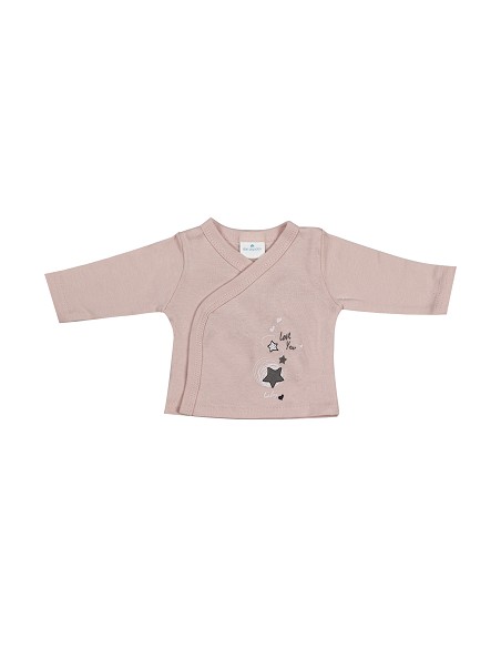 Set Regalo 5 Pzs 100% Algo Talla 0-6 Mod. Love You Rosa