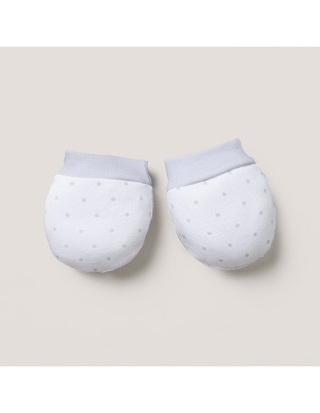 Set Regalo 5 Pcs 100% Alg  T 0-6 m Mod Elefantito Gris