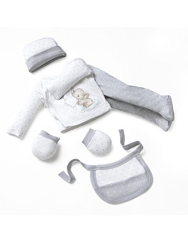 Set Regalo 5 Pcs 100% Alg  T 0-6 m Mod...