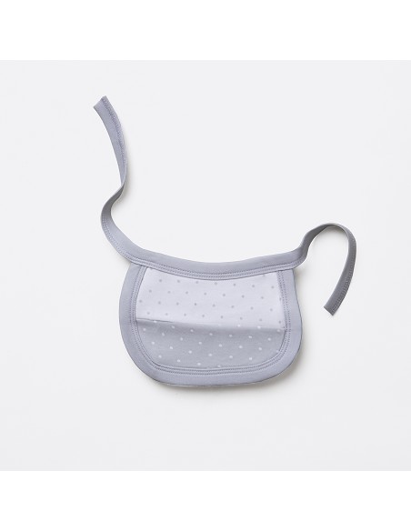 Set Regalo 5 Pcs 100% Alg  T 0-6 m Mod Elefantito Gris