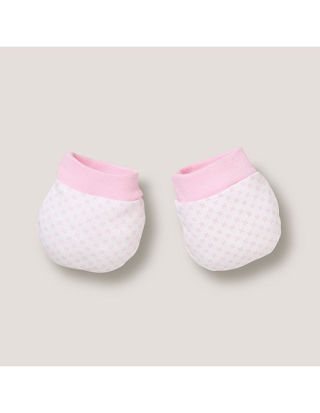 Set Regalo 5 Pcs 100% Alg  T 0-6 m Mod Paracaidas Rosa