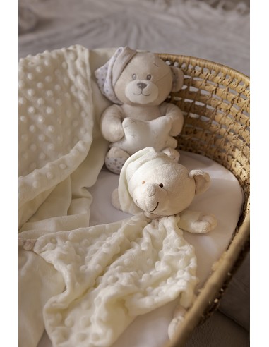 Set 3 Pcs Casita(Peluche+Manta+Dou Dou) Beig