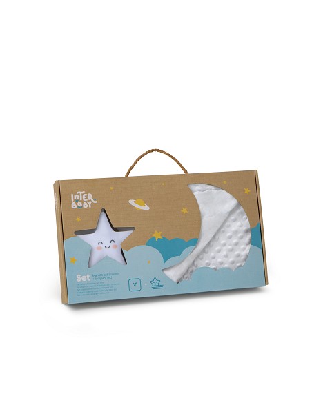 Set Manta Burbuja+Lamparita Gris