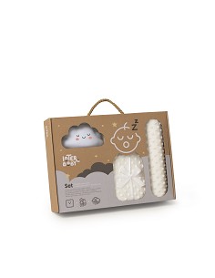 Set Manta +Antivuelco+Lamparita Beig