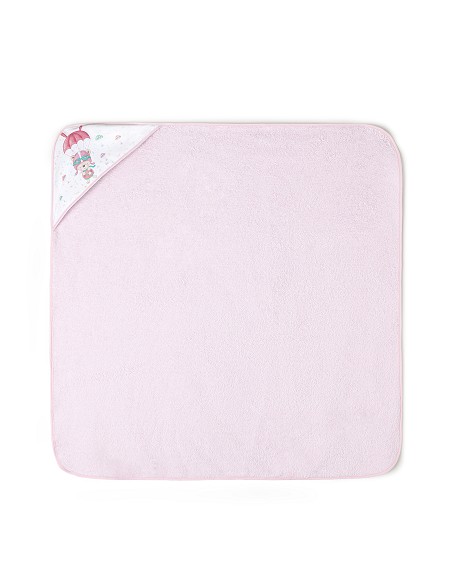 Set Capa de Baño Mod Paracaidista+Dou Dou Mod Paracaidista Rosa