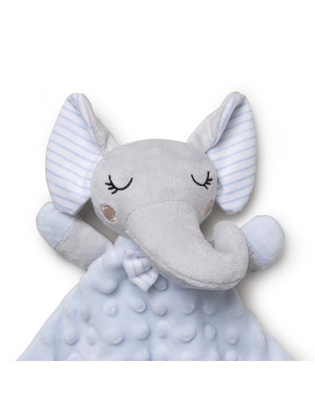 Set Capa de Baño Mod Elefante+Dou Dou Mod Elefante Bco/Azul