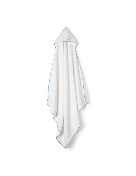 Set Capa de Baño Mod Elefante+Dou Dou Mod Elefante Bco/Azul