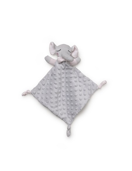 Set Capa de Baño Mod Elefante+Dou Dou Mod Elefante Bco/Rosa