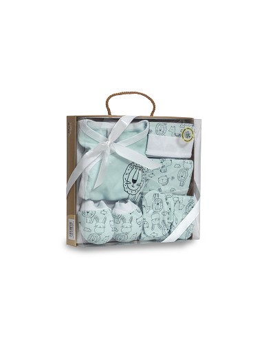 Set Regalo 5 Pcs 100% Alg  T 0-6 m Mod...