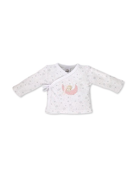 Set Regalo 5 Pcs 100% Alg  T 0-6 m Mod Sleep Rosa