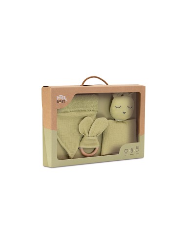 Set Dou Dou+Bandana+Mordedor Muselina Mod Oso...