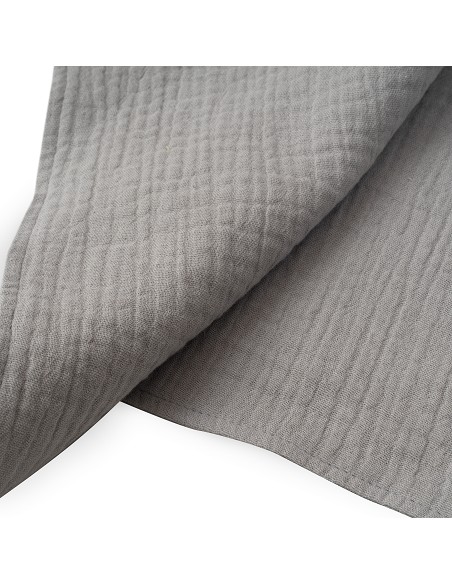 Set Dou Dou+Bandana+Mordedor Muselina Mod Oso Gris Petroleo