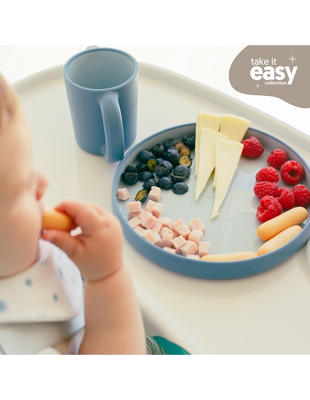 Vajilla Aprendizaje Azul Grisaceo