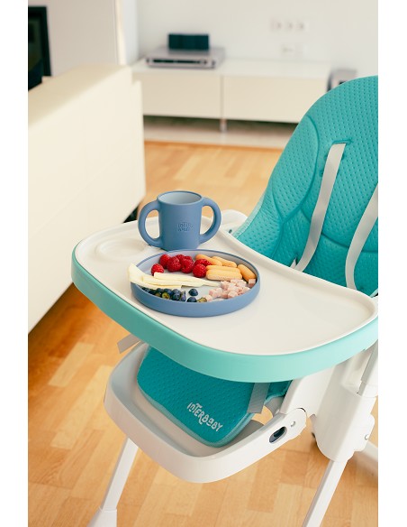 Vajilla Aprendizaje Azul Grisaceo