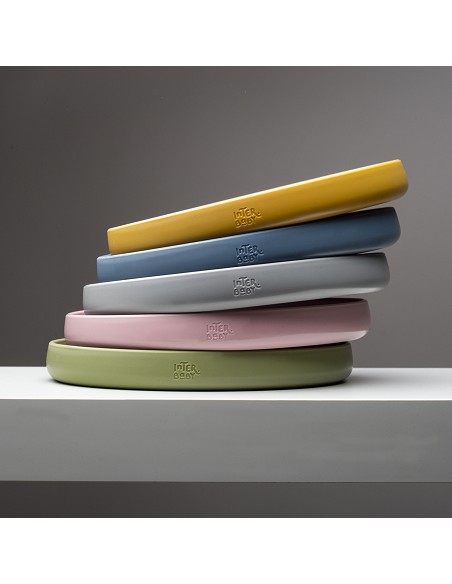 Vajilla Aprendizaje Azul Grisaceo