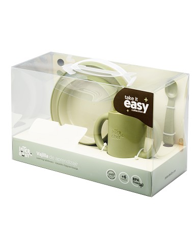 Vajilla Aprendizaje Verde Oliva