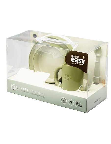 Vajilla Aprendizaje Verde Oliva