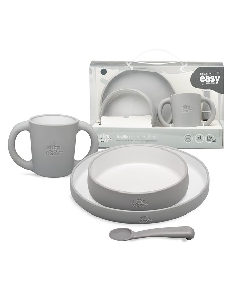 Vajilla Aprendizaje Gris Petroleo