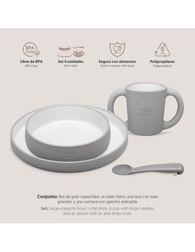 Vajilla Aprendizaje Gris Petroleo