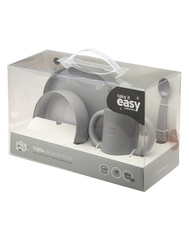 Vajilla Aprendizaje Gris Petroleo