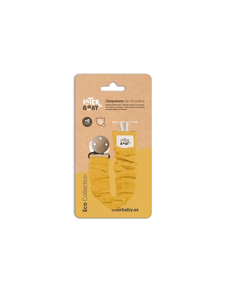 Broche de Muselina Ocre Tierra