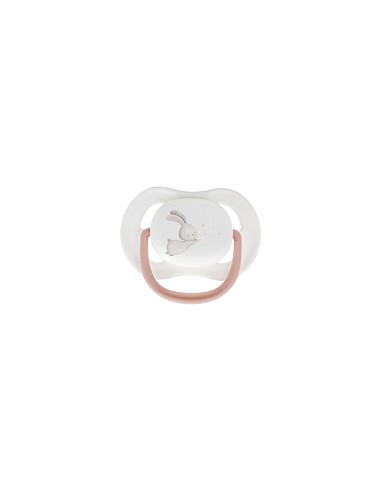 Set 3 Pcs Silicona Chupetero+Chupete+Biberon Rosa