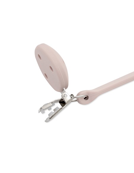 Set 3 Pcs Silicona Chupetero+Chupete+Biberon Rosa