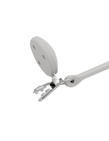 Set 3 Pcs Silicona Chupetero+Chupete+Biberon Gris