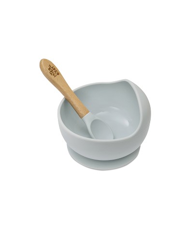 Cuenco Silicona Azul Grisaceo