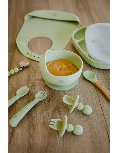 Cuenco Silicona Azul Grisaceo