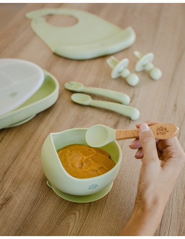 Cuenco Silicona Azul Grisaceo