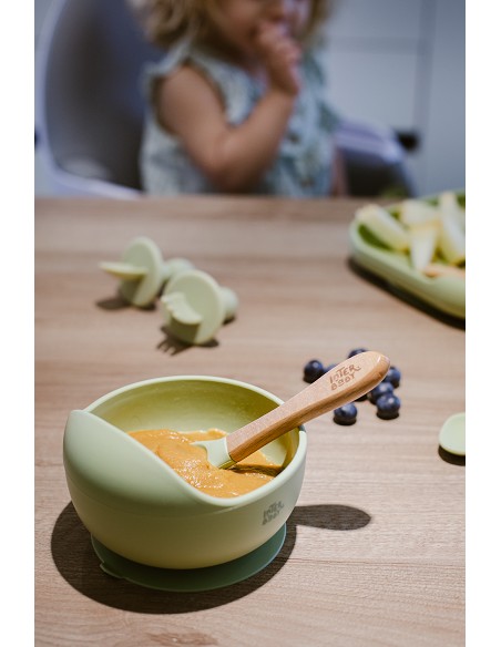 Cuenco Silicona Azul Grisaceo