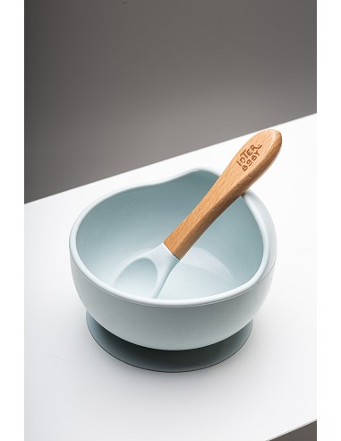 Cuenco Silicona Azul Grisaceo