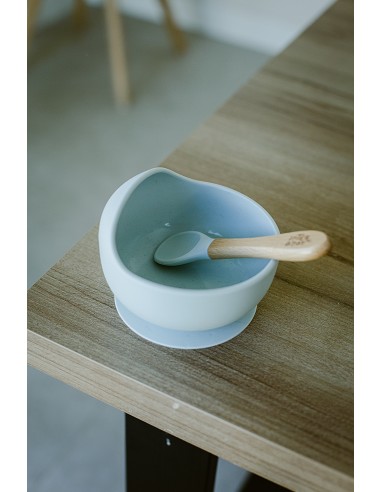 Cuenco Silicona Azul Grisaceo