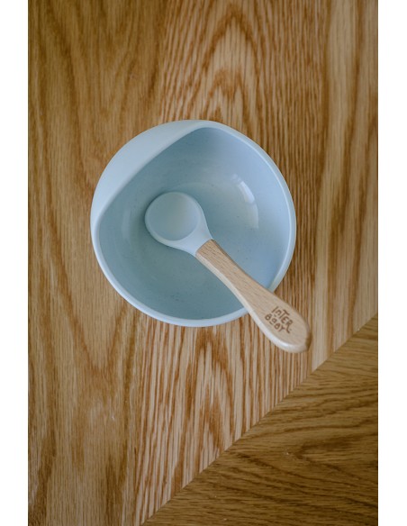 Cuenco Silicona Azul Grisaceo