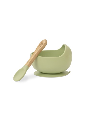 Cuenco Silicona Verde Oliva