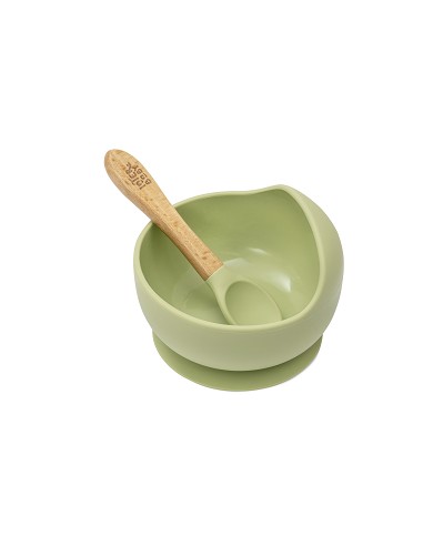 Cuenco Silicona Verde Oliva