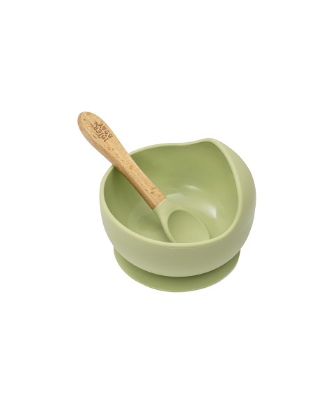 Cuenco Silicona Verde Oliva