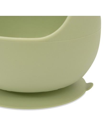 Cuenco Silicona Verde Oliva