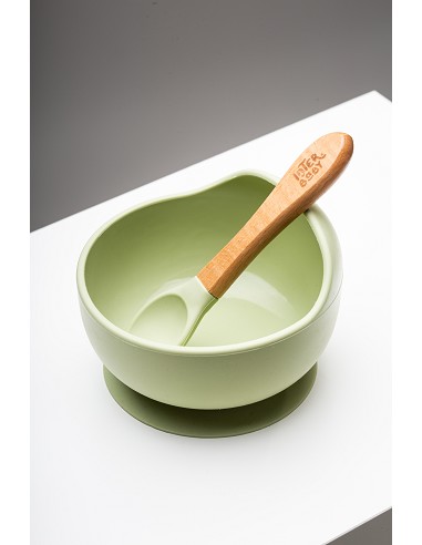 Cuenco Silicona Verde Oliva