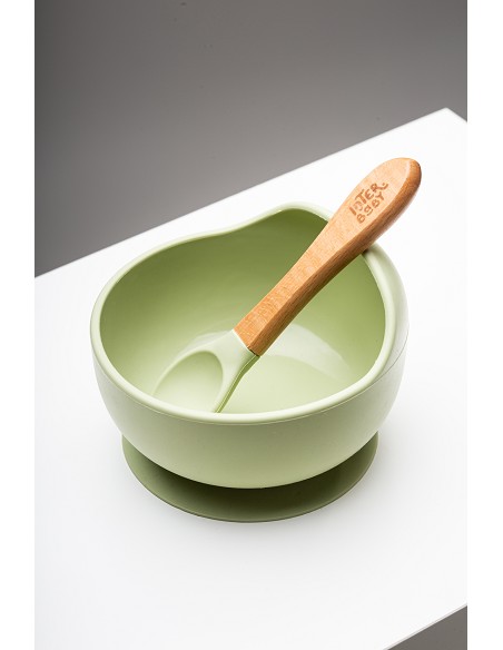 Cuenco Silicona Verde Oliva