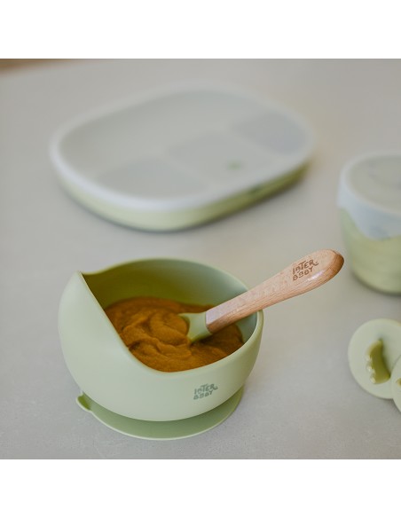 Cuenco Silicona Verde Oliva