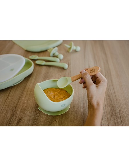 Cuenco Silicona Verde Oliva