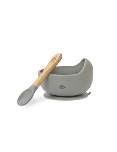 Cuenco Silicona Gris Petroleo